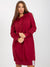 Langes Hoodiekleid  mit Kapuze und Seitentaschen - Swytmode